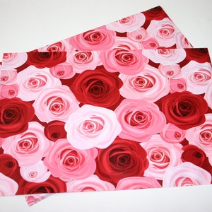 100 Assorted Designer Poly Mailers 10x13 Pink Red Hibiscus Roses Yellow Daisies Flowers Envelopes Shipping Bags Spring Mother's Day image 2