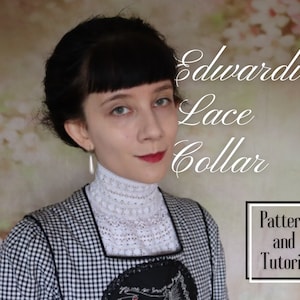 Edwardian Lace Collar Pattern and Tutorial