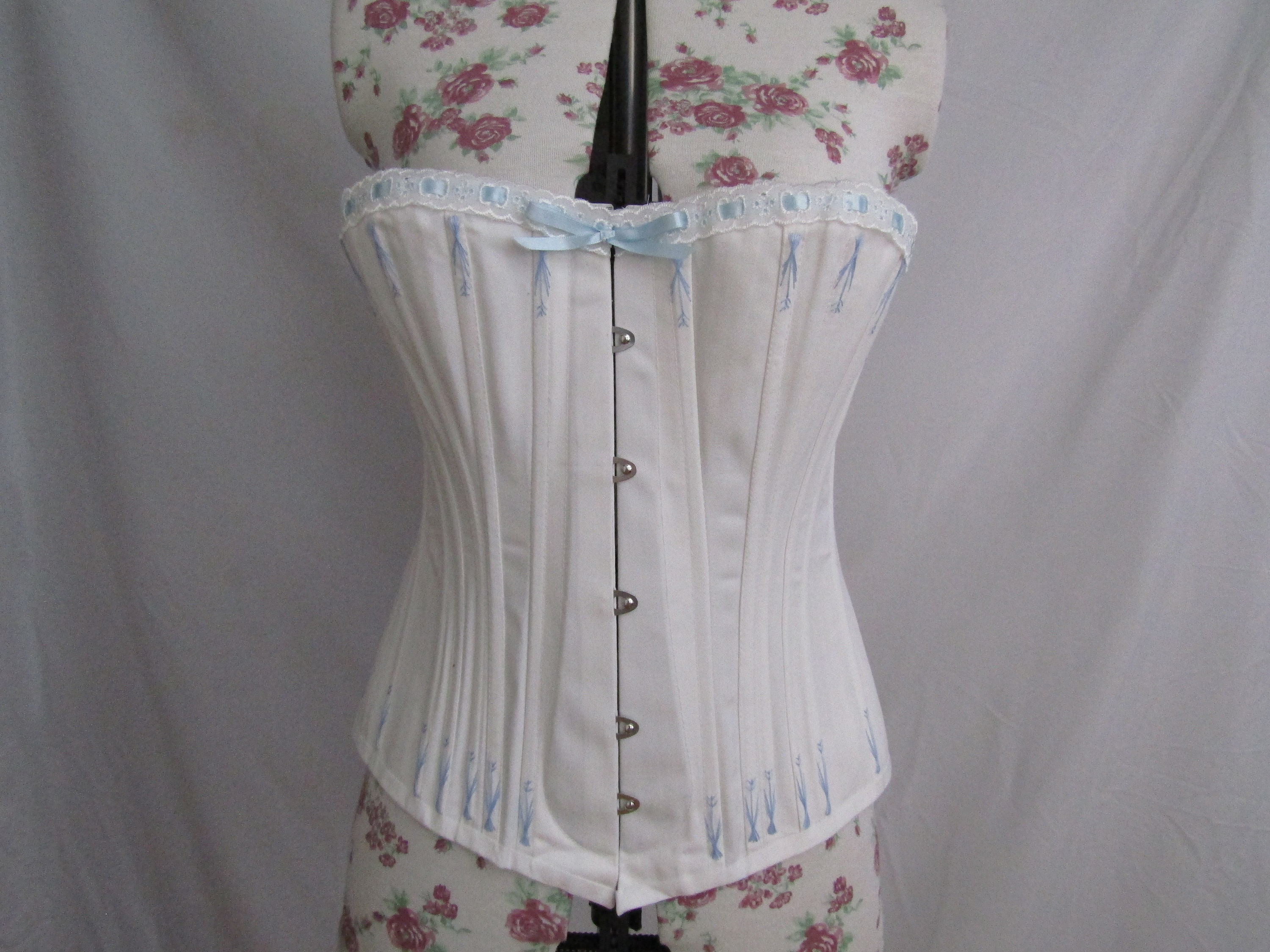 White Victorian Corset