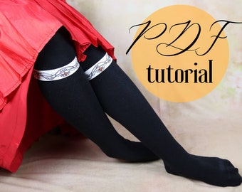 Elasticated Garter PDF Tutorial