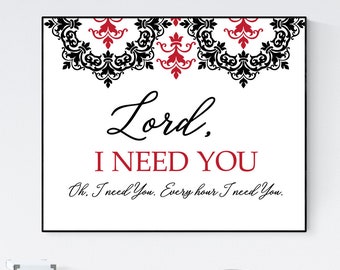 I Need You Poster - Etsy