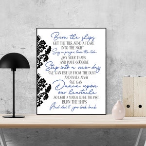 Burn the Ships damask by King and Country Burn the Ships Christian ...