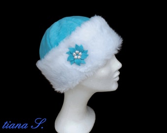 Fur hat, winter hat, faux fur, Gr. S