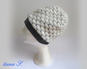 Mütze, mit Wolle, one size