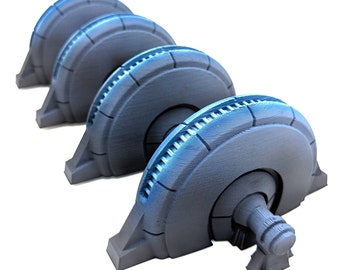 Planet Shield Generators 28mm 32mm - Great for Space Wars or Sci-Fi Wargaming - Line of Sight Blocking Terrain :3 Sizes Available