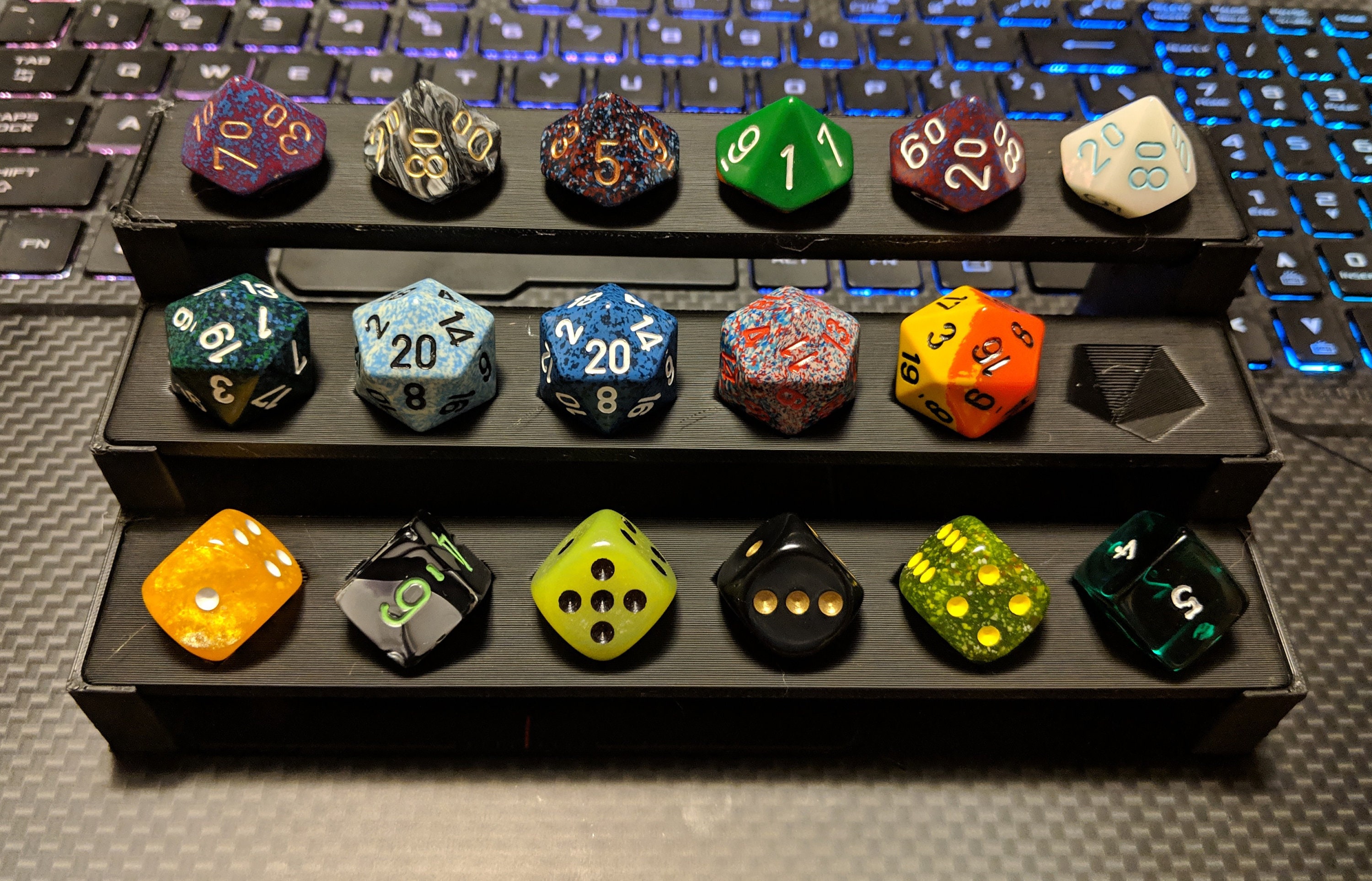 Dice Display Shelves for Dice Collectors With Well Behaving Etsy