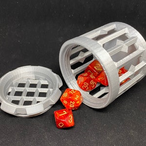 TTRPG Accessories Dice Jail Prison 3D Printed Dice Holder Gifts for Gamers Dice Jail 3D Printed Dice Box