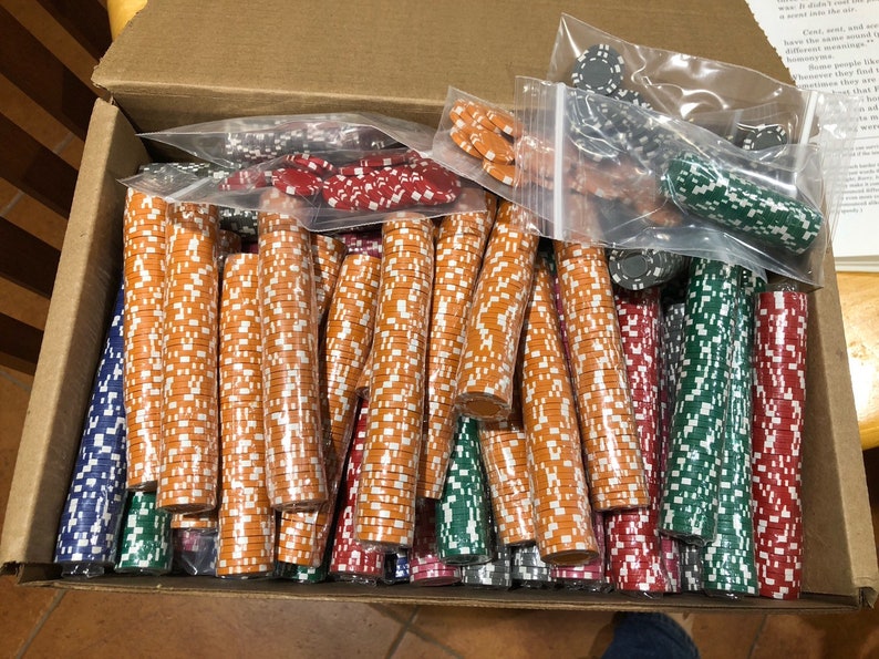 Mini Poker Chips 22mm Diameter 3mm Thick 2 Grams Weight. Etsy