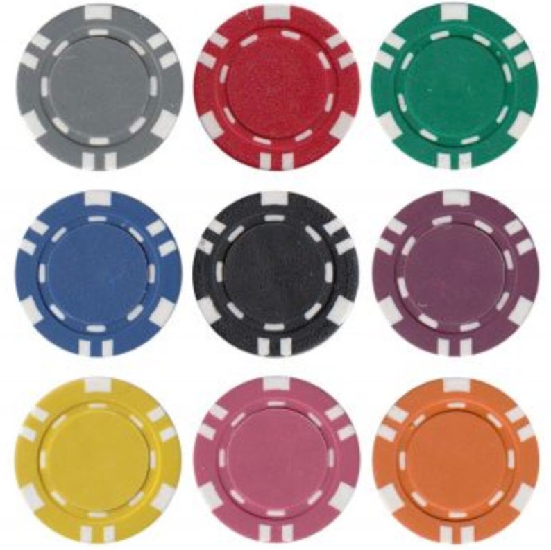 Mini Poker Chips 22mm Diameter 3mm Thick 2 Grams Weight. Etsy