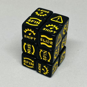 Block of 12 Translucent Green Dice with Storage Box | Dice Game Depot