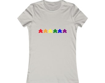 Meeple Rainbow Women's Favorite Tee