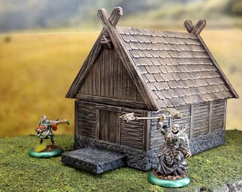 FACTORY SECONDS: Viking House for Historical and Fantasy Wargaming or Role Playing Games - SAGA, Kings of War, Warhammer AoS