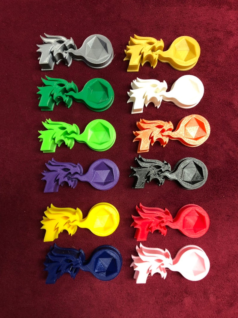 Dragon D20 Holder for Dungeons and Dragons Magic the Etsy