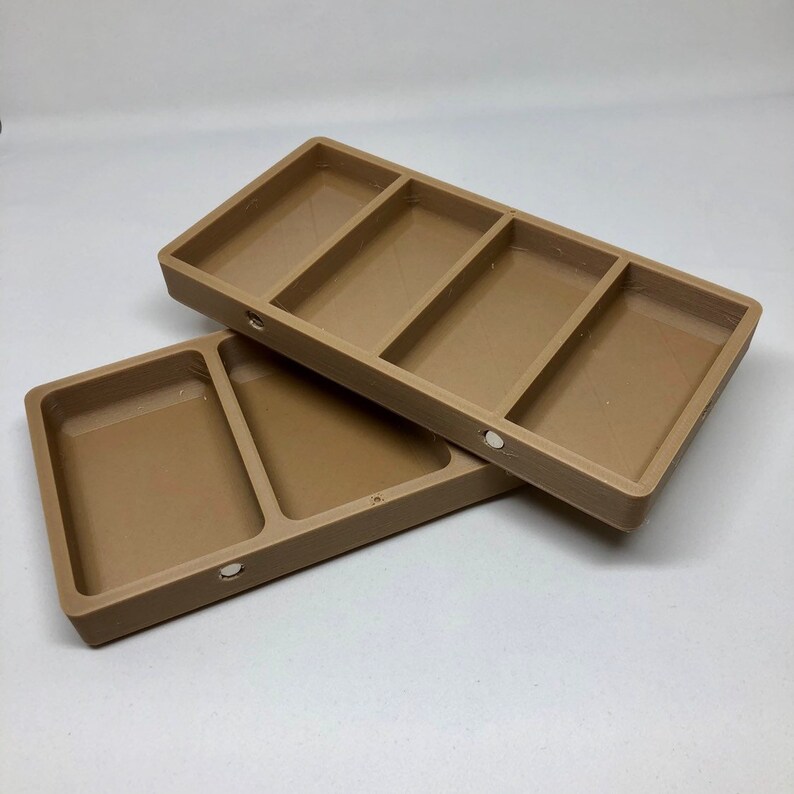 Interlocking Game Piece Trays Rectangular Great for Board Etsy
