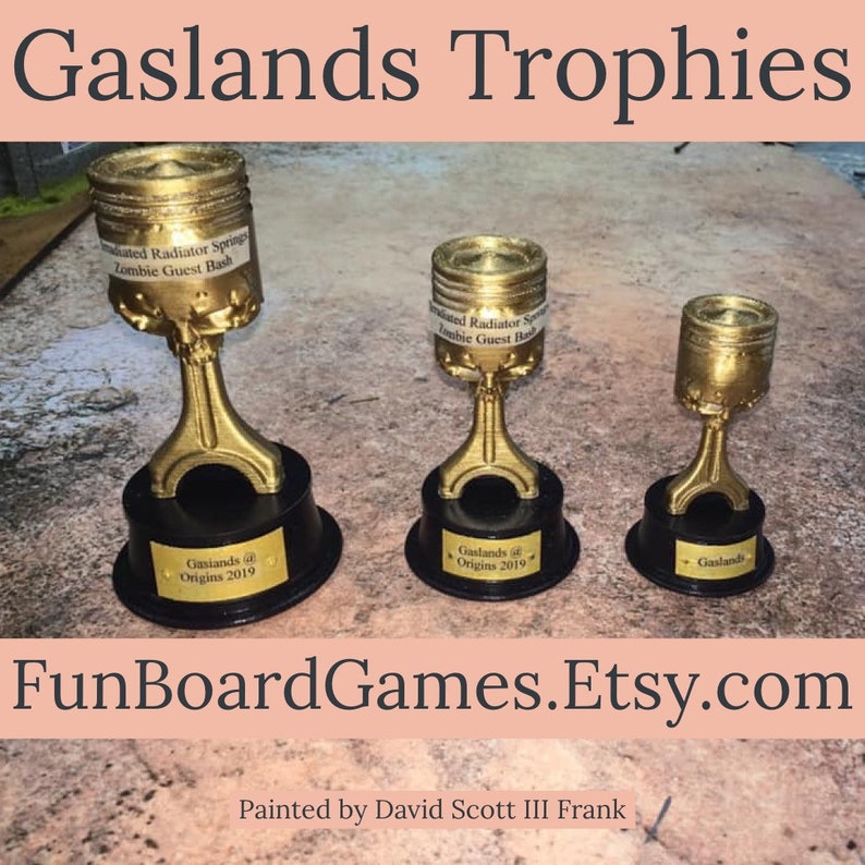 Skull Piston Cup Trophy for Gaslands Requires Glue and Paint Etsy