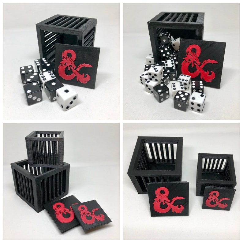 Dice Jail Prison for Misbehaving Dice 3D Printed Fits 836 Etsy