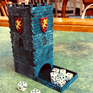 FACTORY SECONDS  - Dice Tower - Modular - Castle - Very fun for board games and miniature wargaming dnd RPG