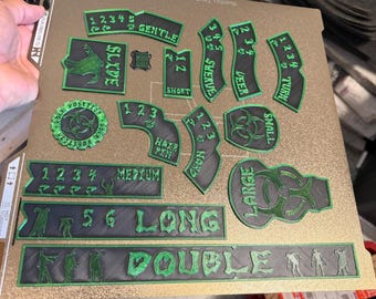 Gaslands Movement Templates - Zombies - 3D Printed