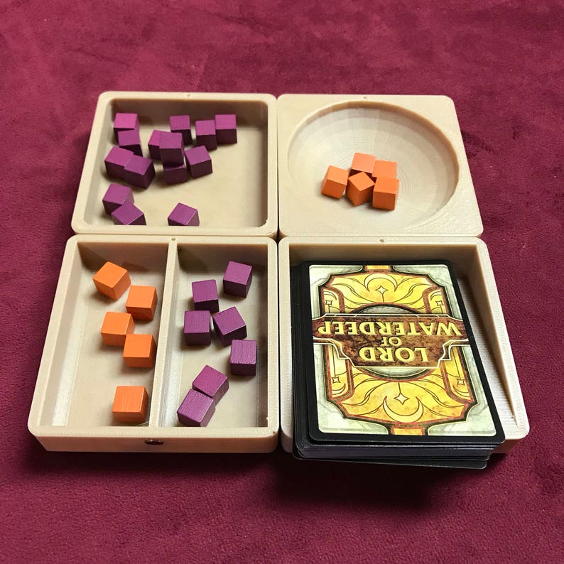 Interlocking Game Piece Trays Square Tiles for Board Games Etsy