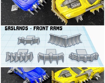 Gaslands Ramplates in Resin SLA - 20mm scale - Great for Osprey Gaslands / Car Wars - Requires Glue and Paint - sablebadger