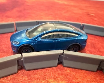 Gaslands Car Combat Wargaming Street Jersey Barriers or Barricades - Cover and Line of Sight  - Car Wars - by sablebadger