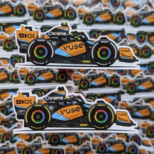 McLaren MCL60 (Norris & Piastri) Sticker Decal - 2023