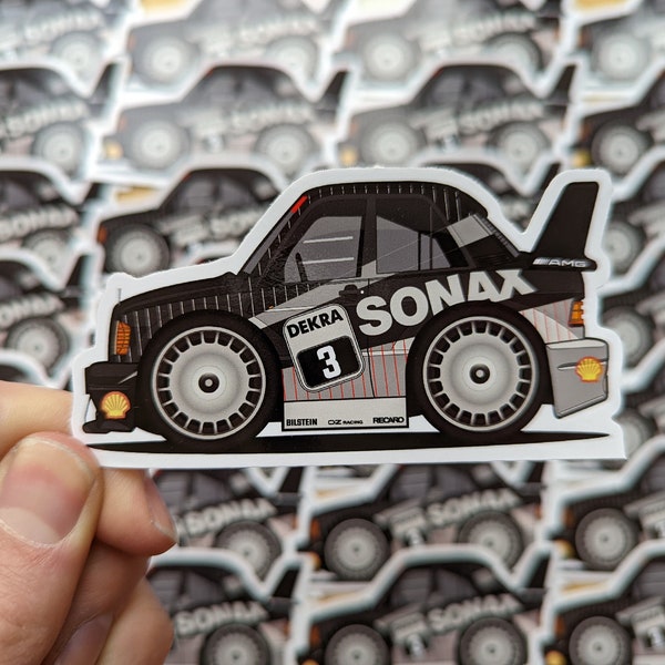 Mercedes 190e Sonax DTM car Sticker