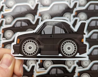 Mercedes 190e car Sticker