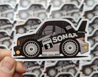 Mercedes 190e Sonax DTM car Sticker