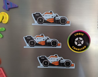 McLaren x Gulf MCL35M (Norris or Ricciardo) Formula 1 car Magnet
