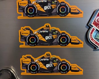 McLaren MCL38 (Norris) Formula 1 car Magnet 2024