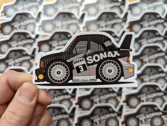 Mercedes 190e Sonax DTM Car Sticker 