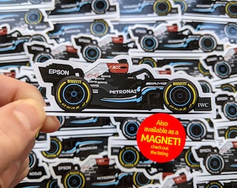 Mercedes W12 (Hamilton & Bottas) Sticker