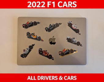 2022 Season Formula 1 STICKERS - ALL cars & drivers