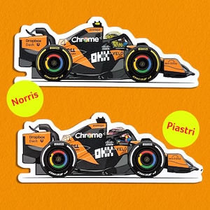 Adesivo McLaren MCL39 2025 (Norris e Piastri)