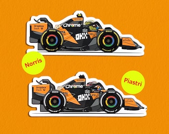 2025 McLaren MCL39 (Norris & Piastri) Sticker Decal