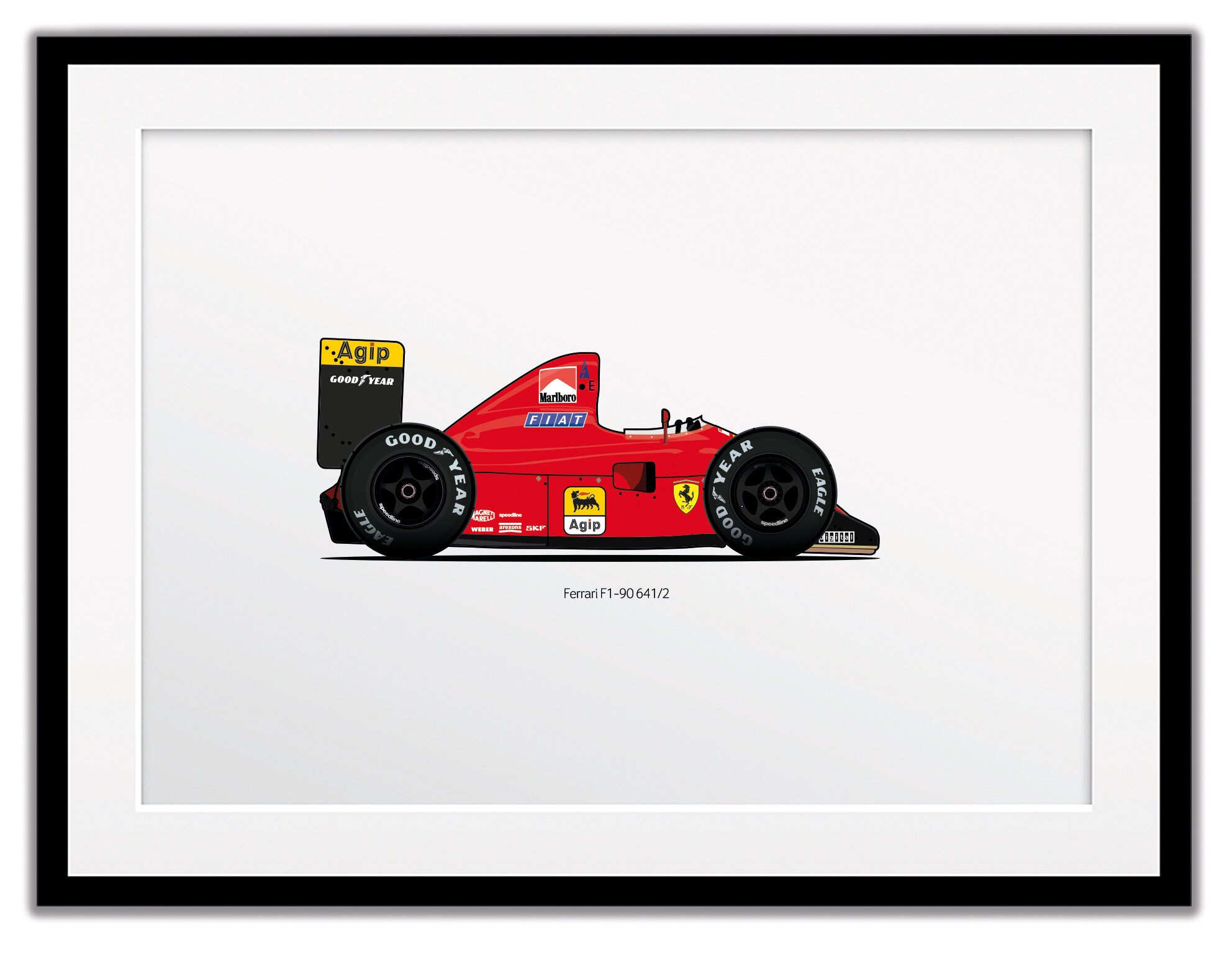 Ferrari 641/2 Poster A4 & A3 - Etsy