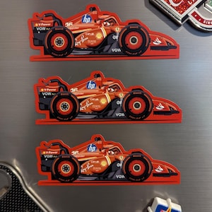Ferrari SF24 (LeClerc) Formula 1 car Magnet 2024