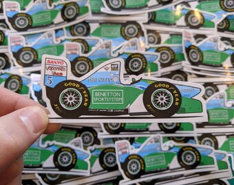 Pegatina del Benetton B194 (Schumacher)