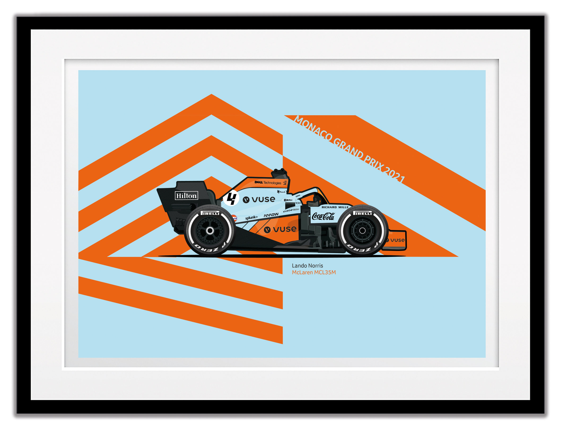 La McLaren MCL35M en mode Art car à Abu Dhabi (+ images
