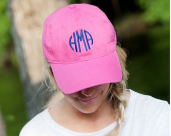 Monogrammed baseball hat, personalized hat