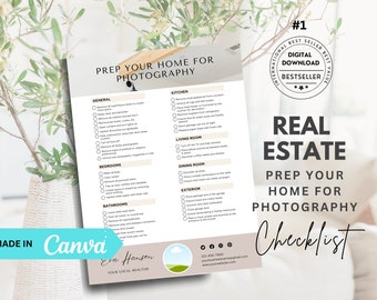 Real estate photography house prep flyer Home Seller Photography Checklist Selling a Home Pre-Listing Checklist Photography Prep Guide