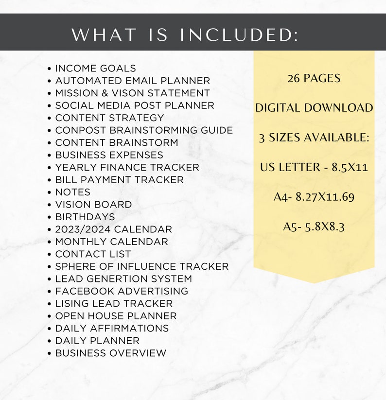 Real estate manager marketing plan