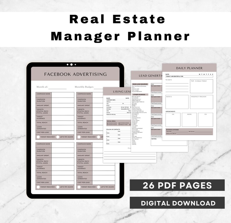 Real estate agent Marketing Plan