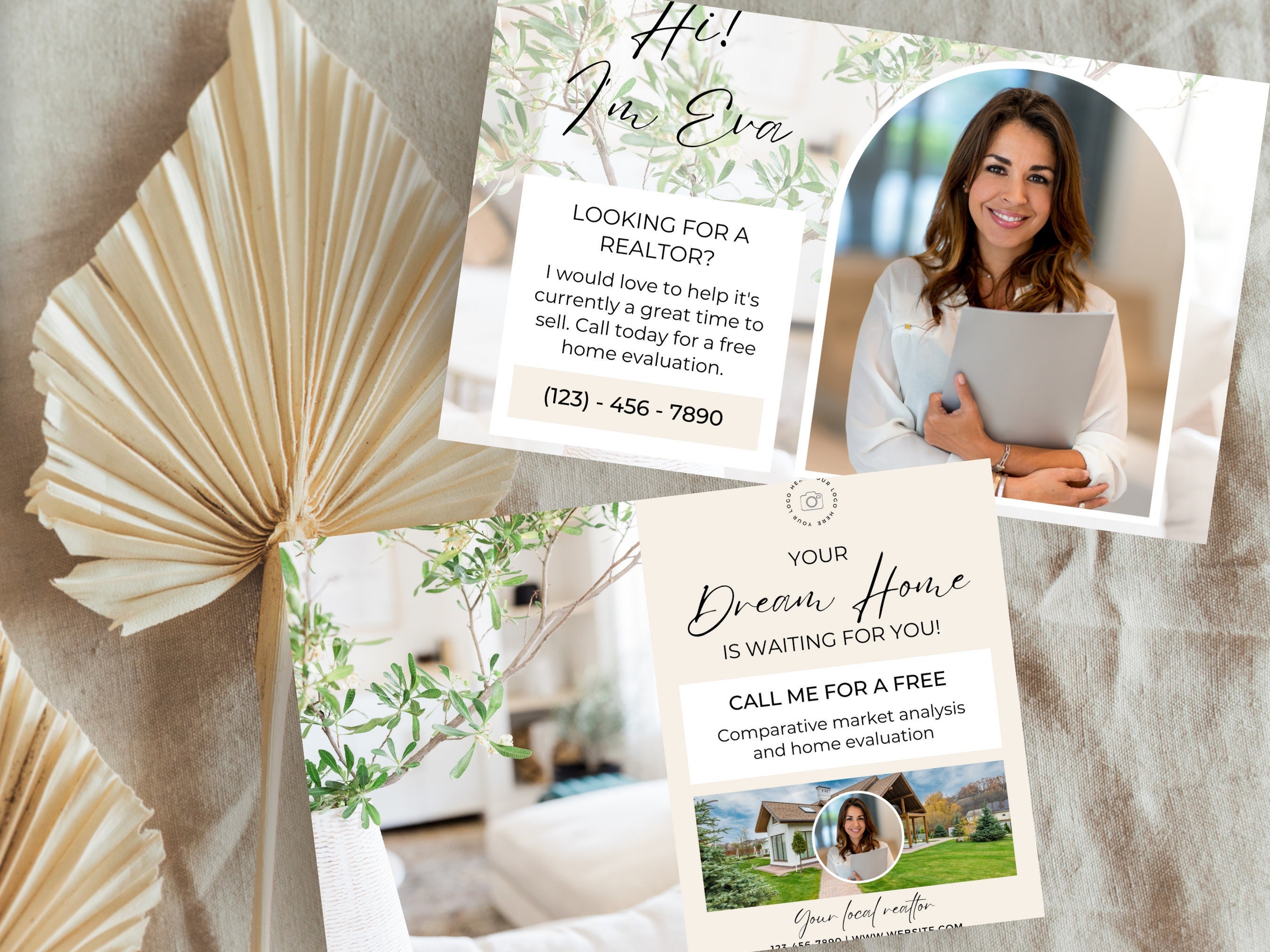 Realtor Marketing Bundle: 20 Editable Canva Templates for Real Estate ...