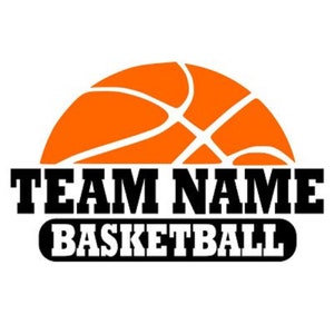 Basketball, SVG, DXF, EPS, Ai design, cutting files for Silhouette Studio and Cricut Design space High School Team Sport
