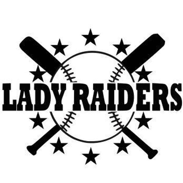 Lady Raiders svg, Raiders Softball Svg, Softball Svg, DXF EPS Silhouette Studio Cut Files Digital Cut Files Cricut