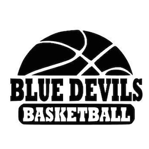 Blue Devils svg, Blue Devils Basketball svg, Basketball svg, Devil svg, SVG, DXF, EPS, Silhouette Studio, Cut Files,Cut Files, Cricut Design
