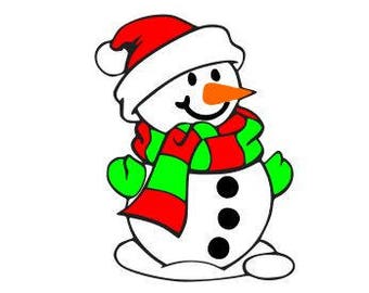 Download Frosty snowman svg | Etsy