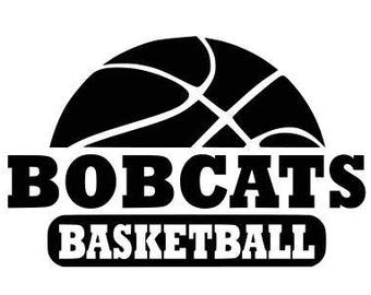 Bobcats svg, Bobcats Basketball svg, Basketball svg, SVG, DXF, EPS, Silhouette Studio, Cut File, Digital Cut Files, Cricut, Bobcats Shirt